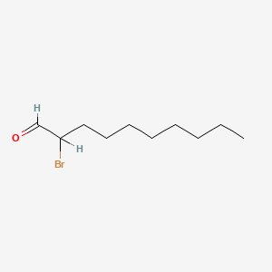 molecular formula C10H19BrO B1664055 2-Bromo-1-decanal CAS No. 93245-72-8