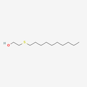 molecular formula C12H26OS B1664070 乙醇，2-癸硫基- CAS No. 41891-88-7