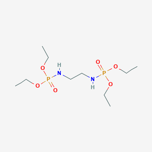 molecular formula C10H26N2O6P2 B1664074 [2-(二乙氧基-膦酰胺基)-乙基]-氨基二膦酸三乙酯 CAS No. 34008-16-7