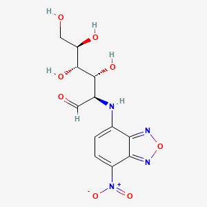 molecular formula C12H14N4O8 B1664091 (2R,3R,4S,5R)-3,4,5,6-四羟基-2-((7-硝基苯并[c][1,2,5]恶二唑-4-基)氨基)己醛 CAS No. 186689-07-6