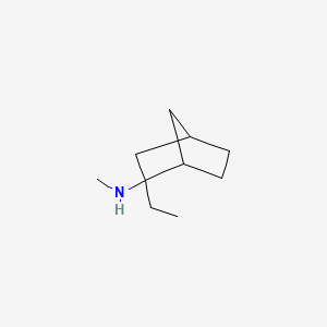 molecular formula C10H19N B1664096 2-降冰片胺，2-乙基-N-甲基- CAS No. 63907-03-9