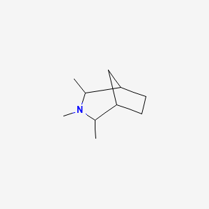 molecular formula C10H19N B1664117 3-Azabicyclo(3.2.1)octane, N,2,4-trimethyl- CAS No. 64048-84-6