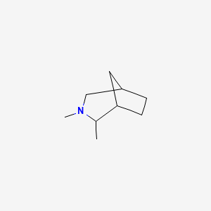 molecular formula C9H17N B1664118 3-氮杂双环（3.2.1）辛烷，N,2-二甲基- CAS No. 64059-49-0