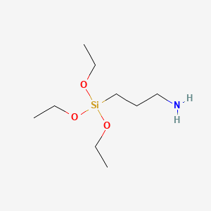 molecular formula C9H23NO3Si B1664141 3-氨基丙基三乙氧基硅烷 CAS No. 919-30-2