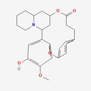 molecular formula C25H35NO5 B1664168 4-去甲基十氢萘 CAS No. 54422-29-6