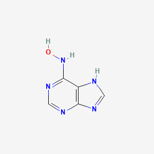 molecular formula C5H5N5O B1664188 6-N-Hydroxylaminopurine CAS No. 5667-20-9