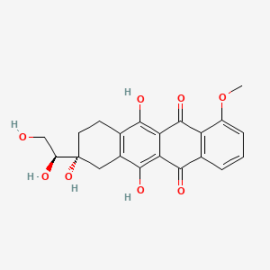 molecular formula C21H20O8 B1664193 7-脱氧阿霉醇苷配基 CAS No. 37818-13-6