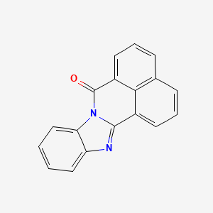 molecular formula C18H10N2O B1664194 7H-Benzimidazo(2,1-a)benz(de)isoquinolin-7-one CAS No. 23749-58-8