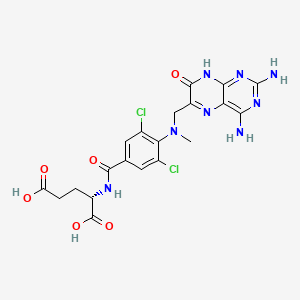 molecular formula C20H20Cl2N8O6 B1664195 7-羟基二氯甲氨蝶呤 CAS No. 751-75-7
