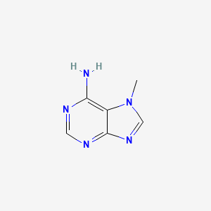 molecular formula C6H7N5 B1664200 7-Methyladenine CAS No. 935-69-3