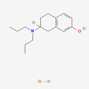 molecular formula C16H26BrNO B1664203 7-(二丙氨基)-5,6,7,8-四氢萘-2-醇氢溴酸盐 CAS No. 76135-30-3