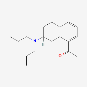 molecular formula C18H27NO B1664205 8-乙酰基-2-(二丙氨基)四氢萘 CAS No. 140221-50-7