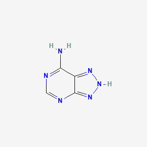 molecular formula C4H4N6 B1664206 8-Azaadenine CAS No. 1123-54-2