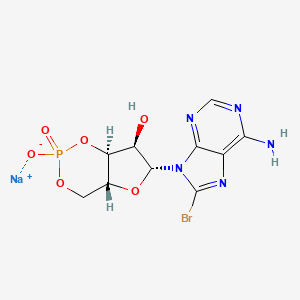 molecular formula C10H10BrN5NaO6P B1664208 8-溴-cAMP 钠盐 CAS No. 76939-46-3