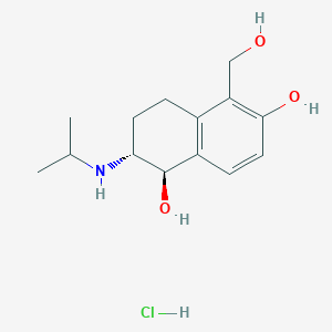 molecular formula C14H22ClNO3 B1664272 AA 497 hydrochloride CAS No. 65860-38-0