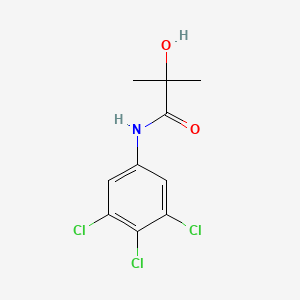 molecular formula C10H10Cl3NO2 B1664273 丙酰胺, 2-羟基-2-甲基-N-(3,4,5-三氯苯基)- CAS No. 65372-80-7