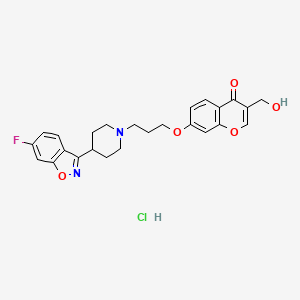 molecular formula C25H26ClFN2O5 B1664294 盐酸阿巴哌利酮 CAS No. 183849-45-8