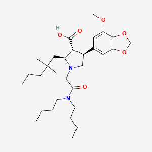 molecular formula C30H48N2O6 B1664308 A-216546 游离碱 CAS No. 212481-66-8