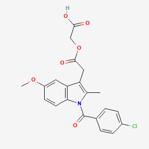 molecular formula C21H18ClNO6 B1664320 醋美辛 CAS No. 53164-05-9