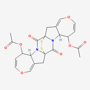 molecular formula C22H20N2O8S2 B1664336 乙酰阿拉诺丁 CAS No. 20485-01-2