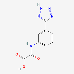 molecular formula C9H7N5O3 B1664347 阿西他扎诺拉司他 CAS No. 114607-46-4