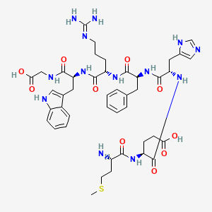 molecular formula C44H59N13O10S B1664359 促肾上腺皮质激素 (4-10) CAS No. 4037-01-8