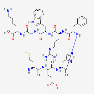 molecular formula C50H71N15O11S B1664360 ACTH (4-11) 