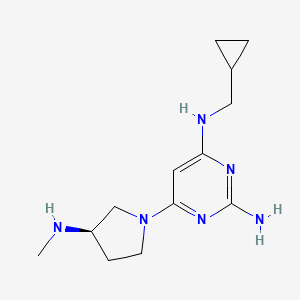 molecular formula C13H22N6 B1664385 阿德里福兰 CAS No. 943057-12-3