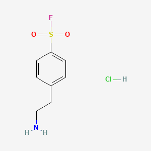 B1664387 4-(2-Aminoethyl)benzenesulfonyl fluoride hydrochloride CAS No. 30827-99-7