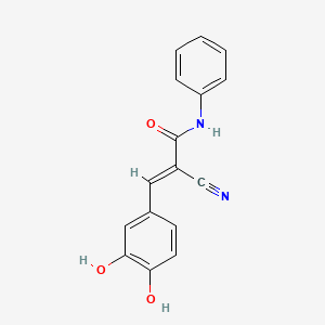 B1664428 Tyrphostin B48 CAS No. 133550-35-3