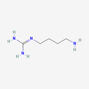 molecular formula C5H14N4 B1664431 アグマチン CAS No. 306-60-5