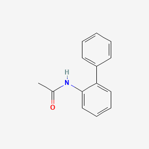 molecular formula C14H13NO B1664454 2-乙酰氨基联苯 CAS No. 2113-47-5