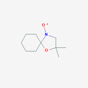 molecular formula C10H18NO2 B166449 2-Spirocyclohexane doxyl (2-spirocyclohexane-5,5-dimethyl-3-oxazolidinoxyl) CAS No. 133906-30-6