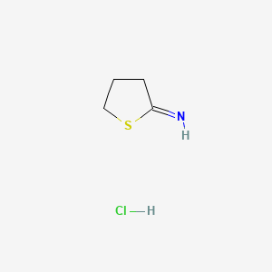 molecular formula C4H8ClNS B1664552 2-亚氨基硫醇盐酸盐 CAS No. 4781-83-3