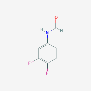 molecular formula C7H5F2NO B166456 N-(3,4-difluorophenyl)formamide CAS No. 138563-55-0