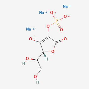 molecular formula C6H6Na3O9P B1664571 Sodium ascorbyl phosphate CAS No. 66170-10-3