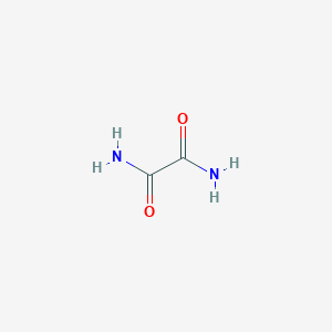 molecular formula C2H4N2O2 B166460 草酰二胺 CAS No. 471-46-5