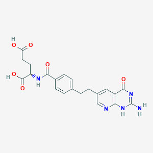 molecular formula C21H21N5O6 B1664631 5,10-二脱氮叶酸 CAS No. 85597-18-8