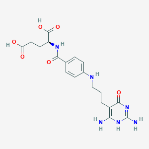 molecular formula C19H24N6O6 B1664632 5-DACTHF CAS No. 118252-44-1