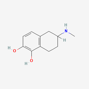 molecular formula C11H15NO2 B1664636 5,6-Dihydroxy-2-methylaminotetralin CAS No. 39478-89-2