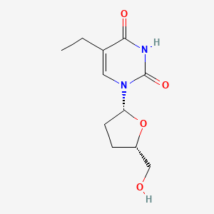 B1664651 5-Ethyl-2',3'-dideoxyuridine CAS No. 108895-49-4