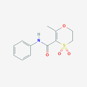 molecular formula C12H13NO4S B166467 Oxycarboxine CAS No. 5259-88-1