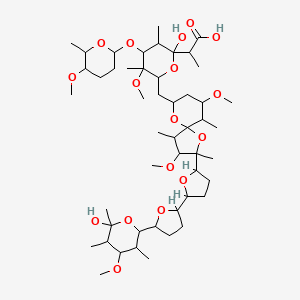 molecular formula C49H84O17 B1664718 Antibiotic A 204A CAS No. 12750-79-7