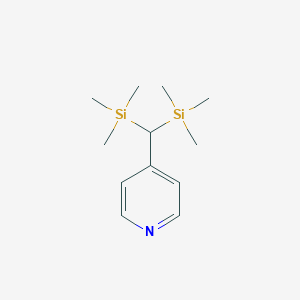 molecular formula C12H23NSi2 B166473 4-[Bis(trimethylsilyl)methyl]pyridine CAS No. 138761-45-2