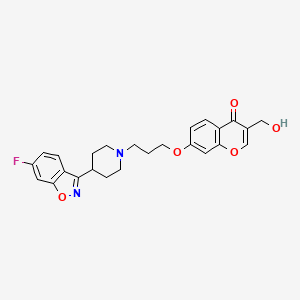 molecular formula C25H25FN2O5 B1664760 阿巴哌利酮 CAS No. 183849-43-6