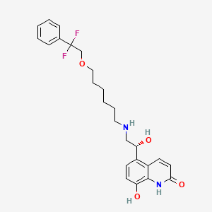 molecular formula C25H30F2N2O4 B1664762 阿贝替罗 CAS No. 915133-65-2