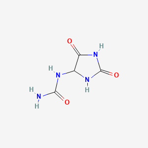 molecular formula C4H6N4O3 B1664786 尿囊素 CAS No. 97-59-6
