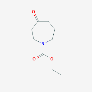 molecular formula C9H15NO3 B016648 4-氧代氮杂环己烷-1-羧酸乙酯 CAS No. 56515-89-0
