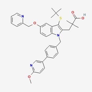 molecular formula C36H39N3O4S B1664814 AM-103 游离酸 CAS No. 936349-47-2