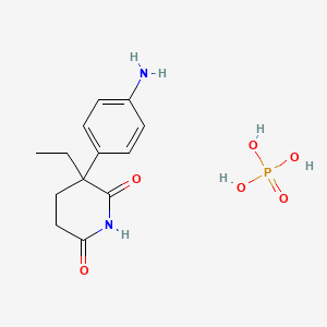 B1664883 Aminoglutethimide phosphate CAS No. 23734-88-5